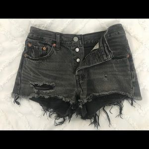 Levi’s 501 size 24 high waisted wedgie shorts